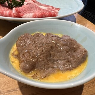 すき焼き 牛しゃぶ 松重